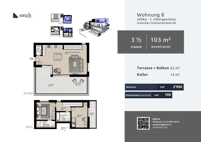 3.5 Zimmer Maisonette in Grenchen – foto 2 di 12