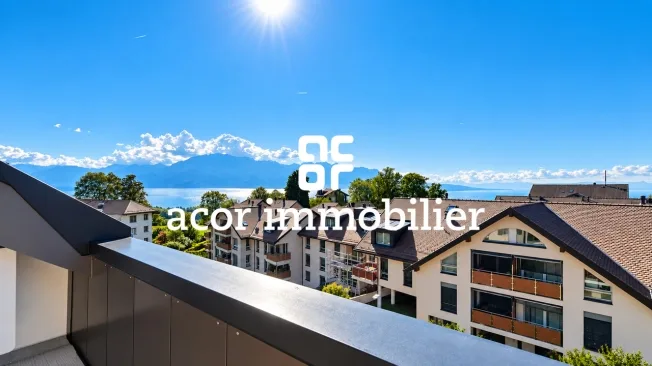 4.5 Zimmer Attikawohnung in St-Légier-La Chiésaz – Foto 8 von 10