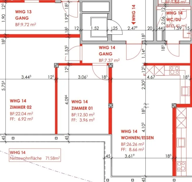 3.5 Zimmer Wohnung in Laufen – foto 8 di 8