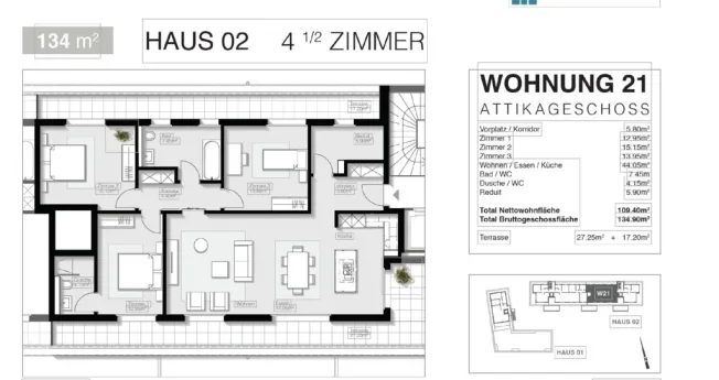 4.5 Zimmer Wohnung in Huttwil – Foto 12 von 12