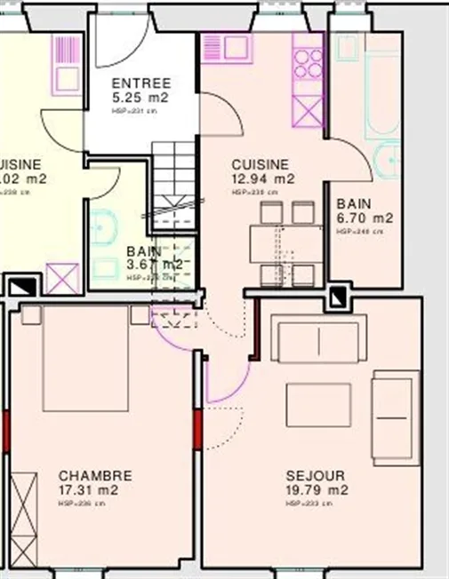 2.5 Zimmer Wohnung in Courtemaîche – photo 10 sur 10