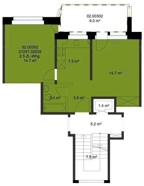 2.5 Zimmer Wohnung in Bern – photo 7 of 7