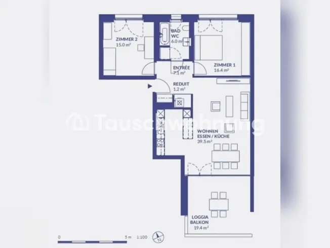 3.5 Zimmer Etagenwohnung in Zürich – foto 15 di 15