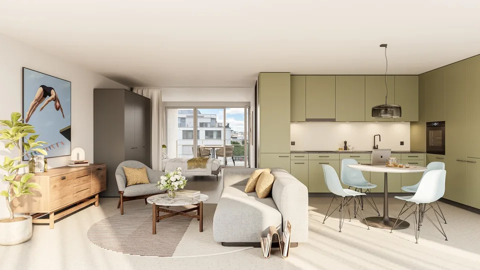 Moderne Maxi-Lofts mit grosszügigem Raumgefühl und urbanem Flair