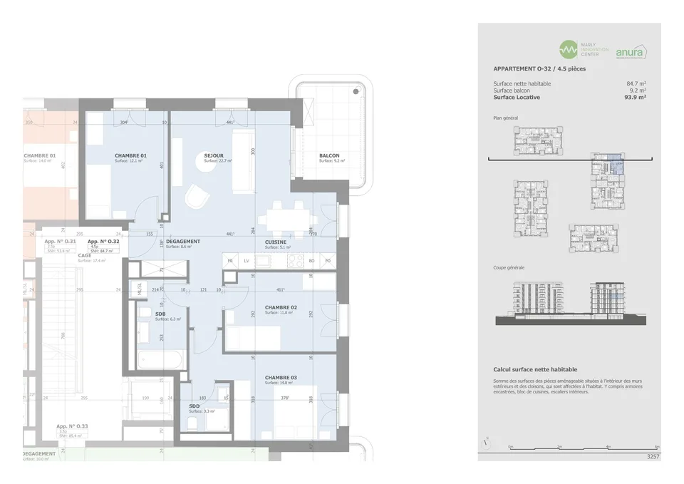 Magnifico appartamento di 4.5 locali in affitto a Marly! – foto 10 di 13