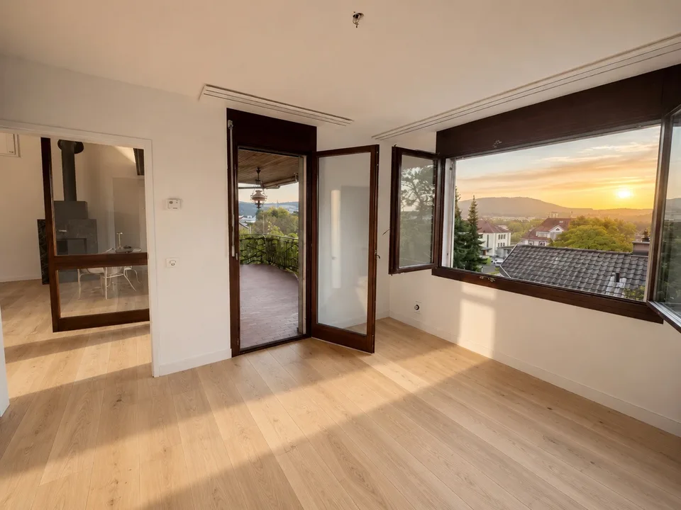 8 1/2-Zimmer Einfamilienhaus - mit privilegierter SW-Aussicht und zentraler Lage Schulen und ÖV