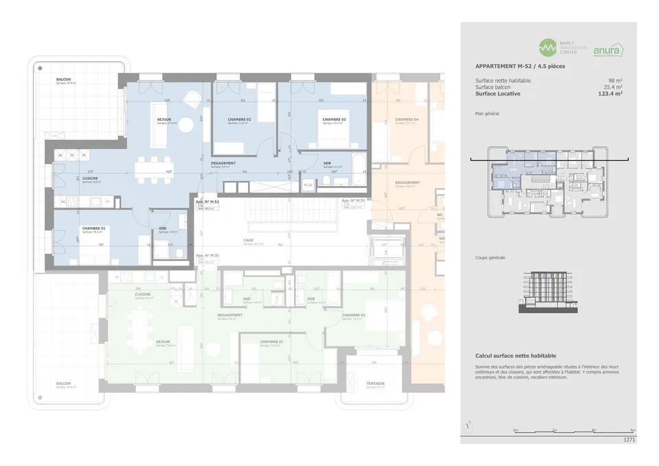 Wohnung 4 ½ Zimmer, 1723 Marly – Foto 9 von 12