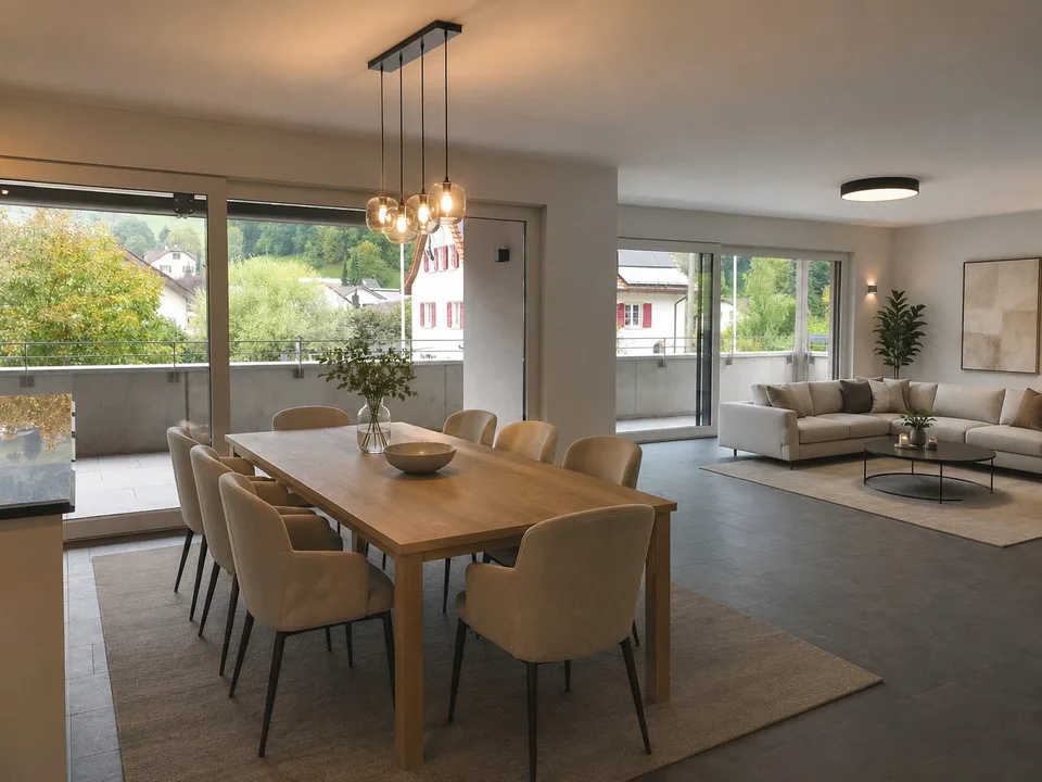 Grosszügige und helle 4.5 Zimmer Wohnung mit Balkon