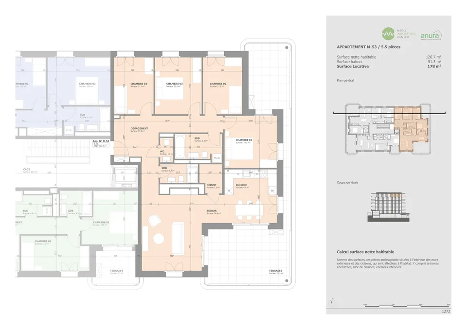 Eccezionale appartamento di 5.5 locali in affitto a Marly! – foto 14 di 17