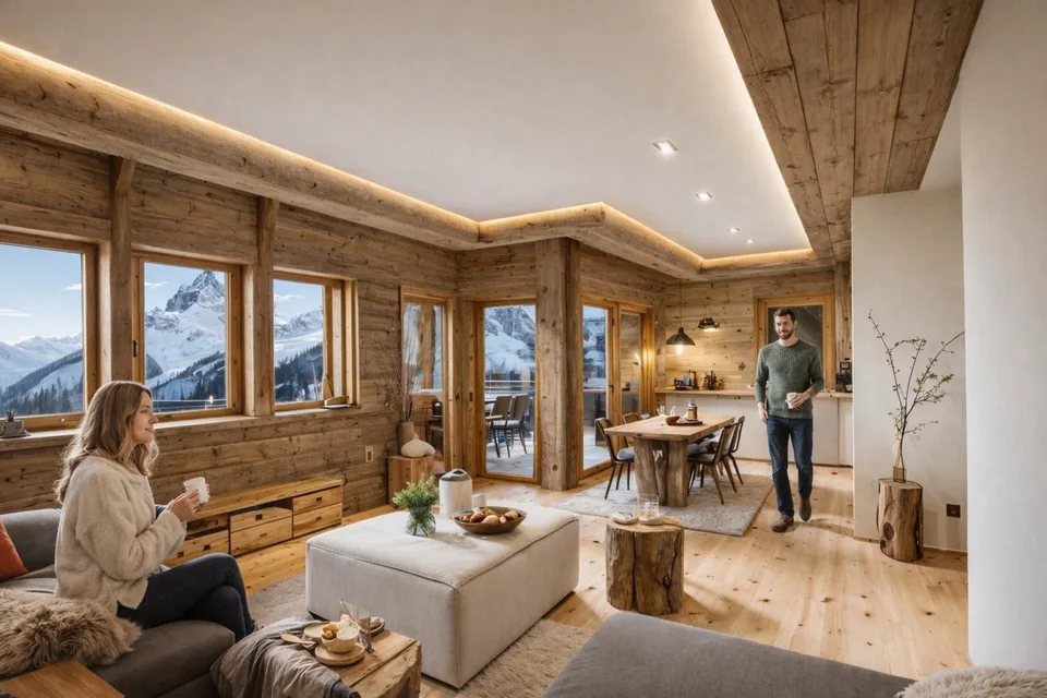 Facing the Dent Blanche, a bright 4.5-room apartment extended by a pleasant outdoor space – photo 4 of 34