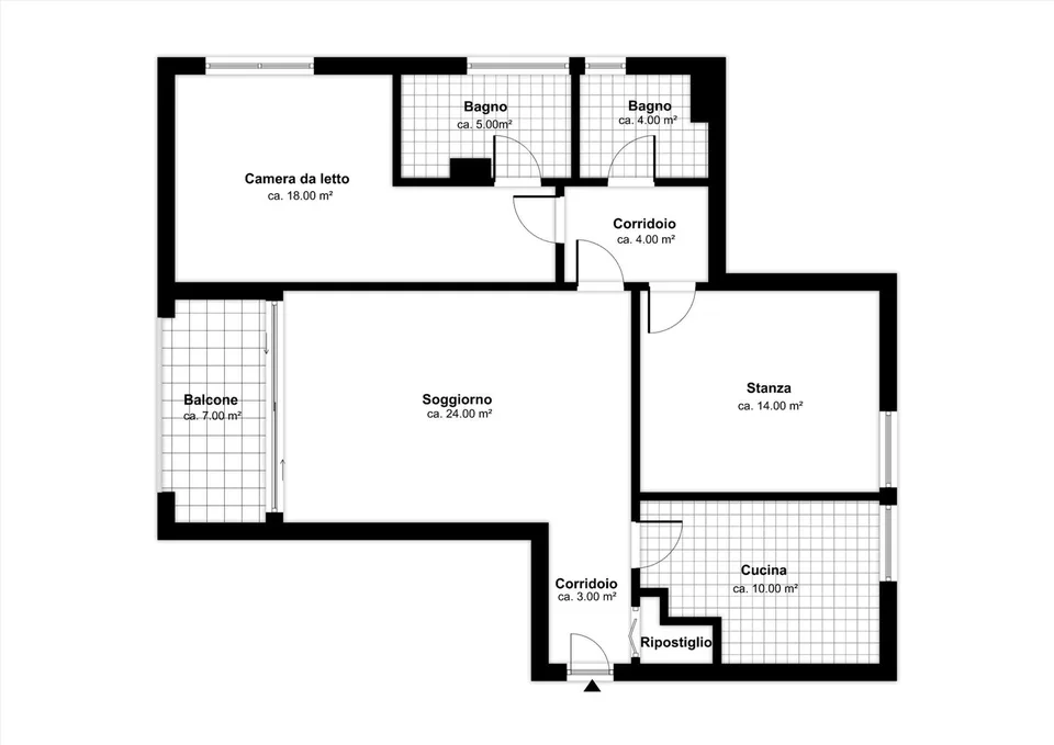 3.5 locali in zona strategica per famiglie con 2  pigioni nette gratuite!
