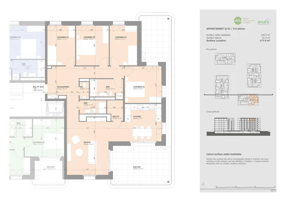 Magnifique appartement neuf de 5.5 pièces à louer ! – photo 11 sur 14