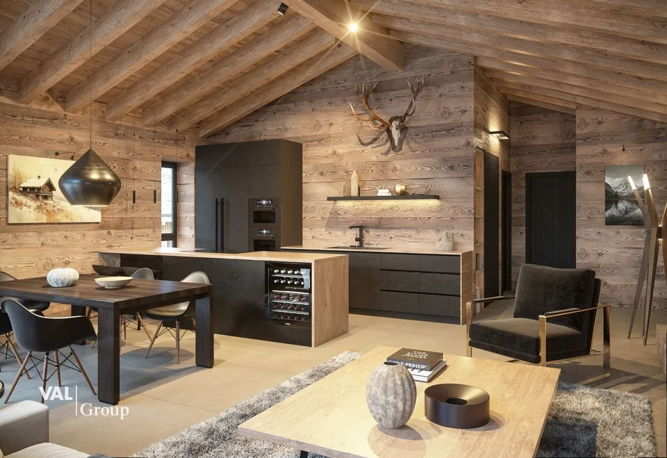 Residenz Le Roc: Luxuriöse Attikawohnung mit 5-Sterne-Komfort und Bergpanorama – Foto 7 von 15