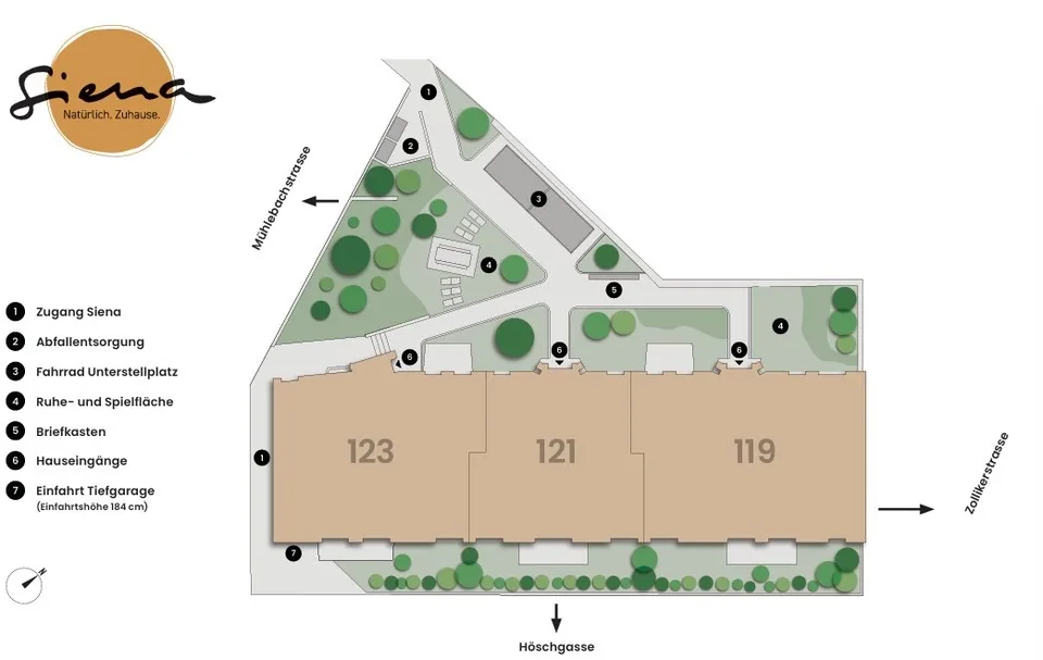 3.5-Zimmer-Wohnung mit Garten im Seefeld / Neubau / Zürich – Foto 9 von 9