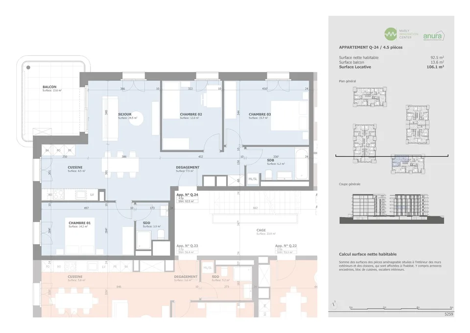 Appartement neuf de 4.5 pièces à louer – photo 10 sur 13