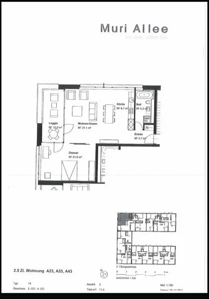 2½ ZI-WOHNUNG IN BERN - MURIFELD, MÖBLIERT, TEMPORÄR – Foto 7 von 14