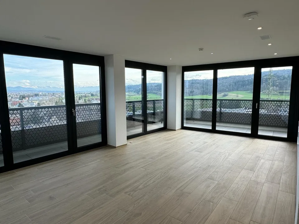 Luxuriöse 2.5-Zimmer-Wohnung mit Alpenpanorama und Eigentumsstandard