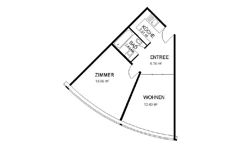 Eine Wohnung zu zweit oder alleine in der Neustadt Luzern