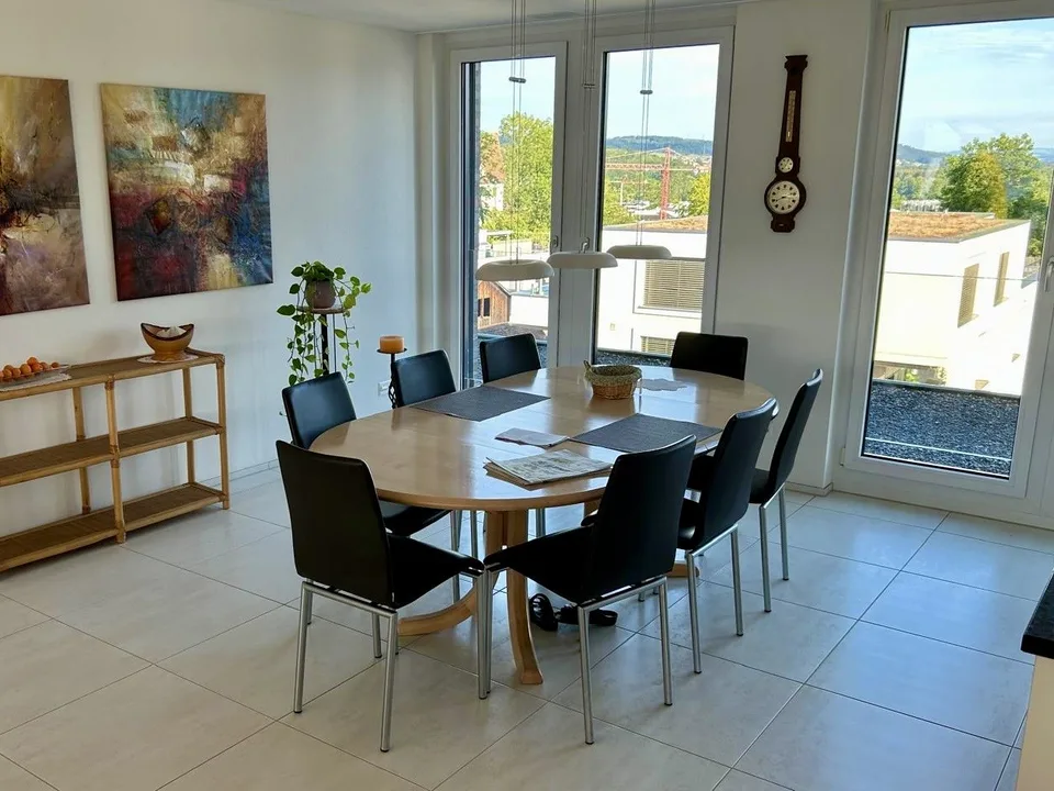 Ungewöhnliche, wunderschöne, grosse Dachwohnung mit riesiger Terrasse