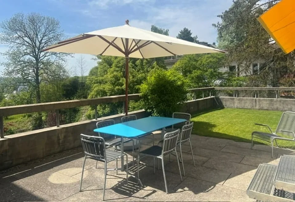 3-Zimmerwohnung mit Garten und Aussicht am Zürichberg