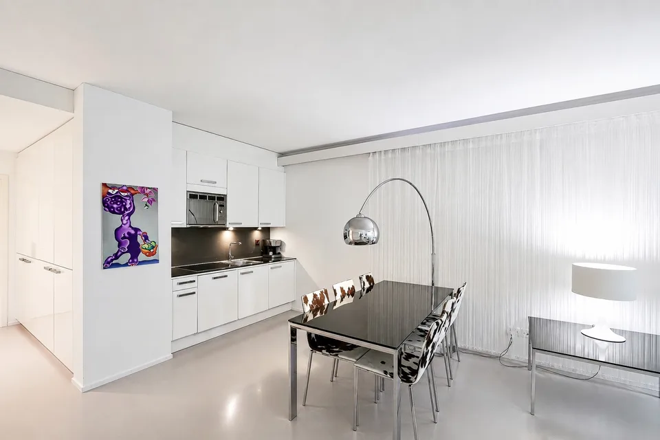 BE12 – Stilvolle 2-Zimmer-Wohnung mit Terrasse an der Bellariastrasse 36, Zürich – Foto 12 von 20