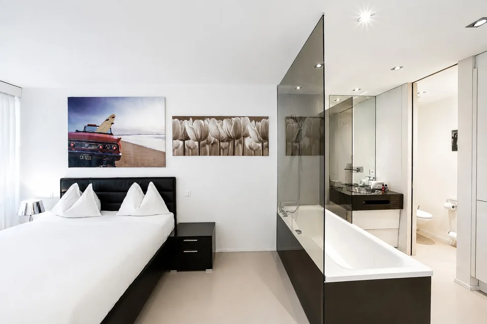 BE12 – Stilvolle 2-Zimmer-Wohnung mit Terrasse an der Bellariastrasse 36, Zürich – Foto 14 von 20