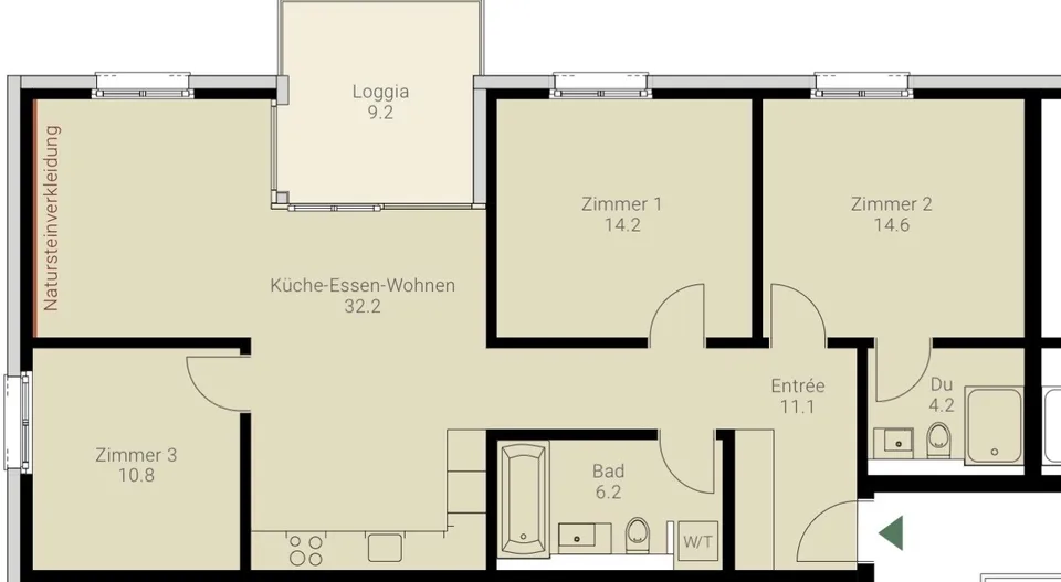 Moderne 4.5-Zimmer-Wohnung mit 94 m², Smart Home, Minergie & sonnigem Balkon in Thundorf