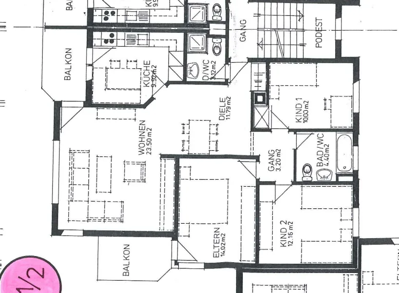4.5-Zimmer-Attikawohnung mit Galerie & zwei Balkonen in Bonaduz