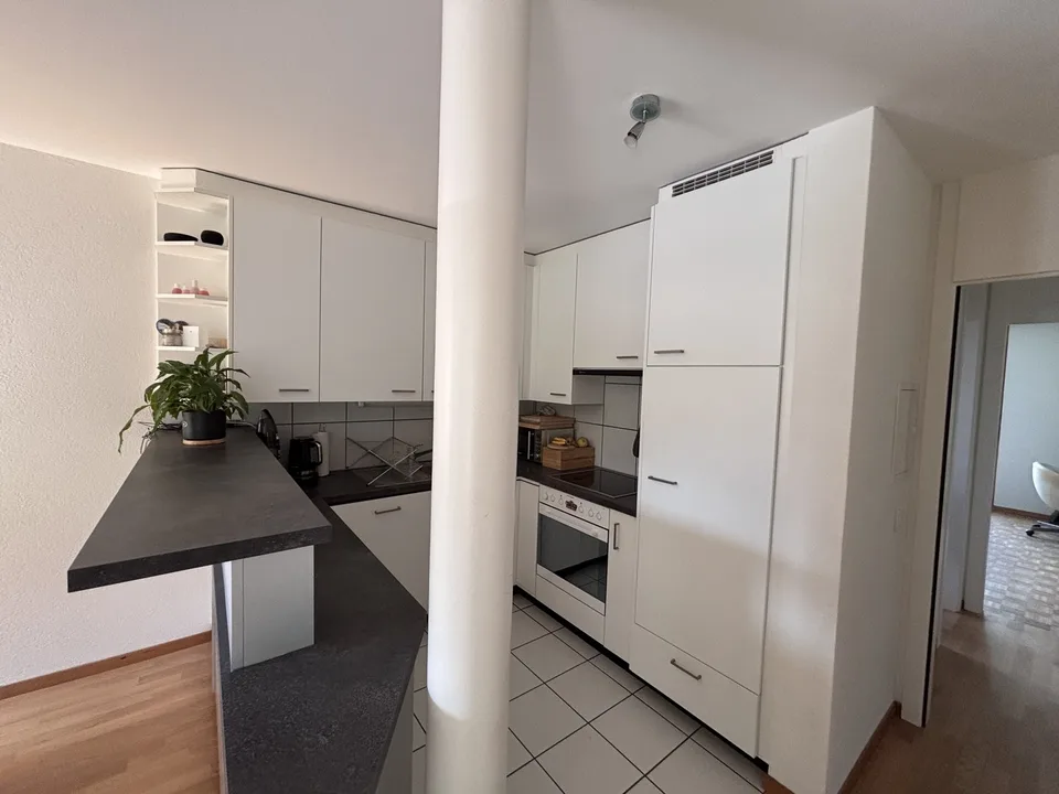 Reprise de bail – 4,5 pièces lumineux avec balcon et vue sur Valère & Tourbillon – 81 m² – Sion (Vissigen) – Loyer 1390.-