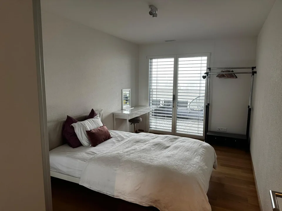 Modernes 1 Zimmer mit Balkon in Apartment in Wollerau