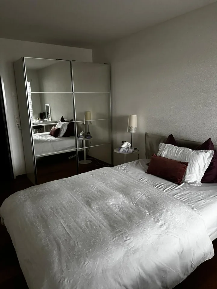 Modernes 1 Zimmer mit Balkon in Apartment in Wollerau