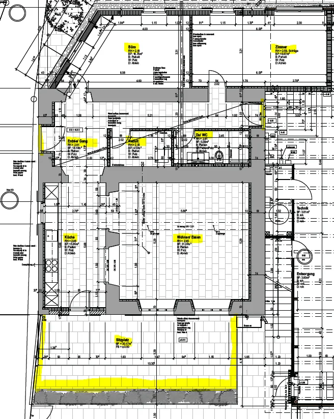 Zweitvermietung dieser grosszügigen Wohnung mit grossem Sitzplatz und speziellem Grundriss