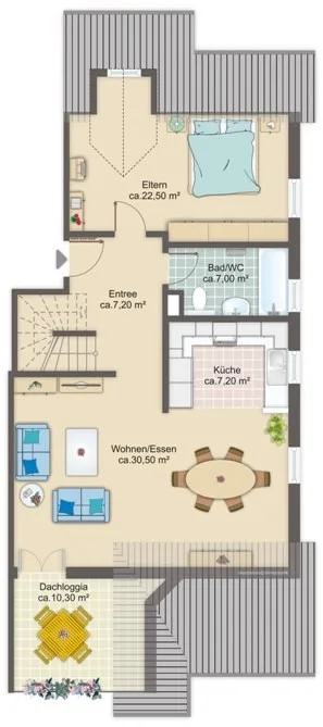 gemütliche Maisonettewohnung