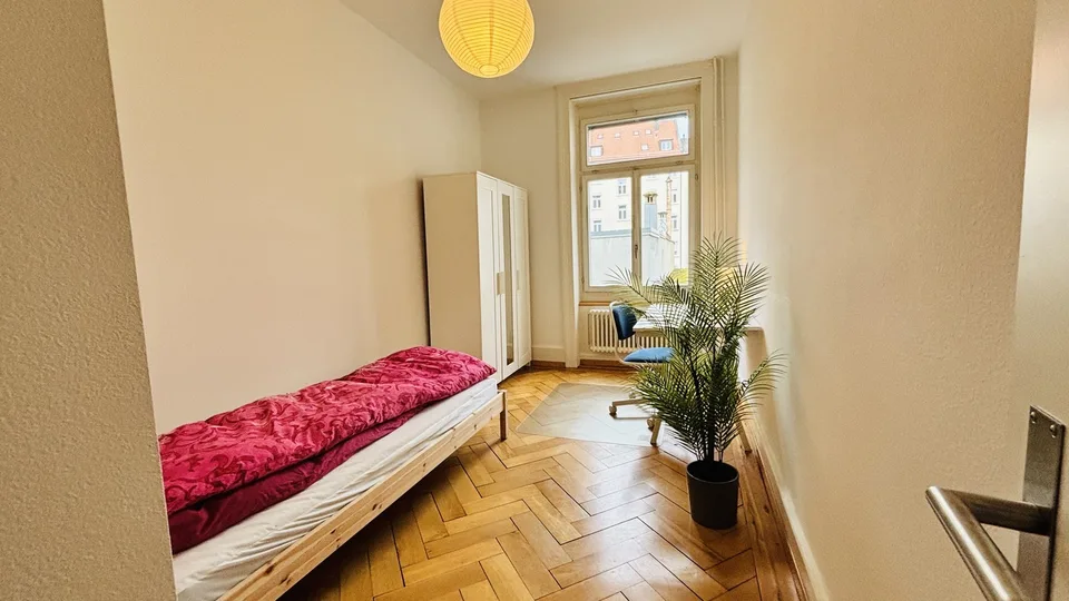 Lovely furnished apartment in student flat, central sunny quiet (Schwalbenstr. 8)