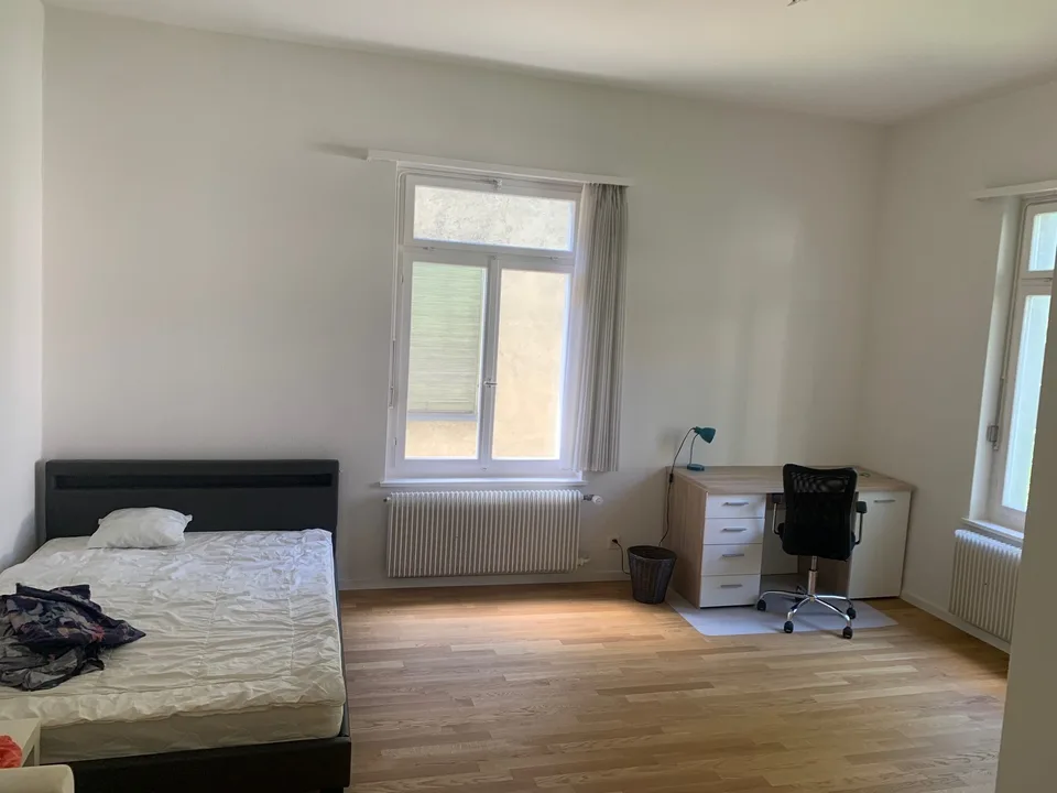 Grosszügiges möbliertes Zimmer in lebhafter Studenten WG