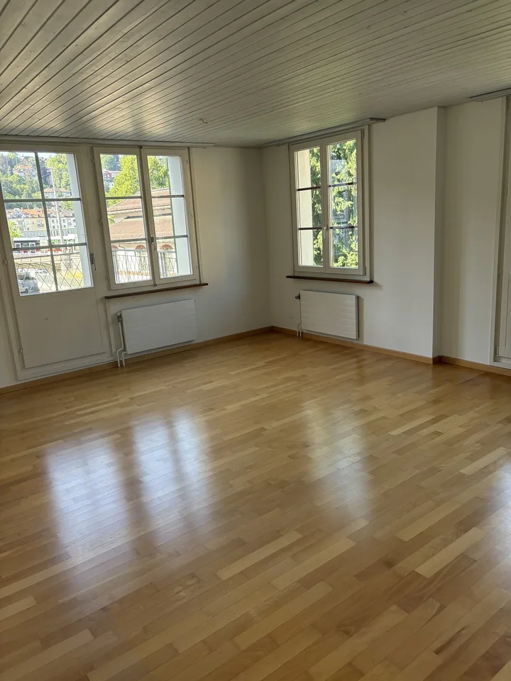 6 Zimmer Wohnung mit grosser Terrasse ohne Nachbarn,
