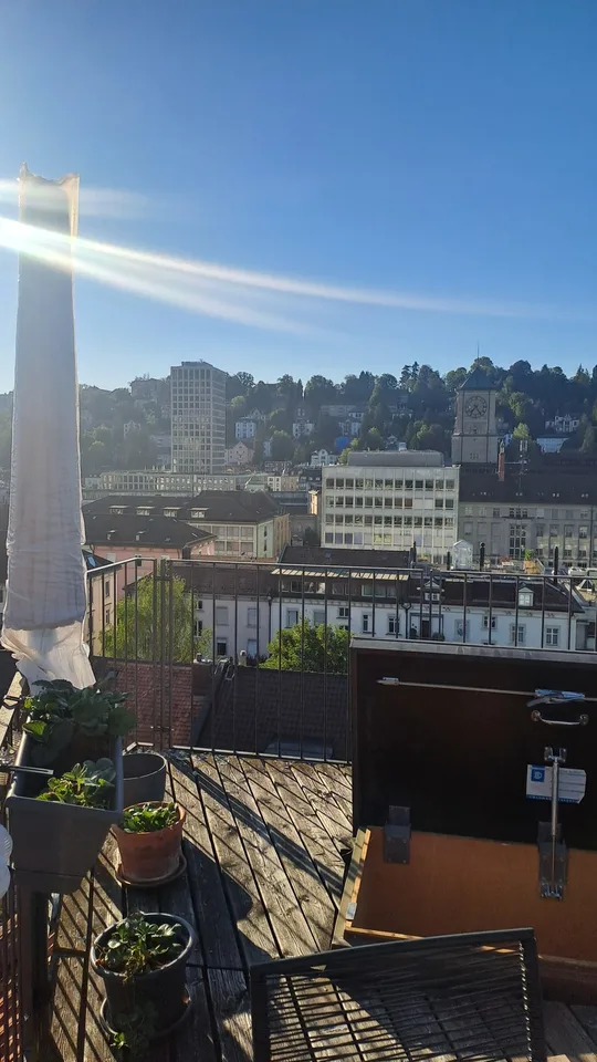 Zentrale Wohnung mit Dachterrasse