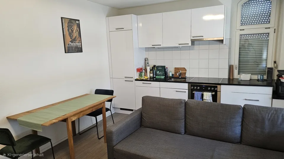 Zentrale und moderne Moderne 2-Zimmer-Wohnung in historischem Gebäude