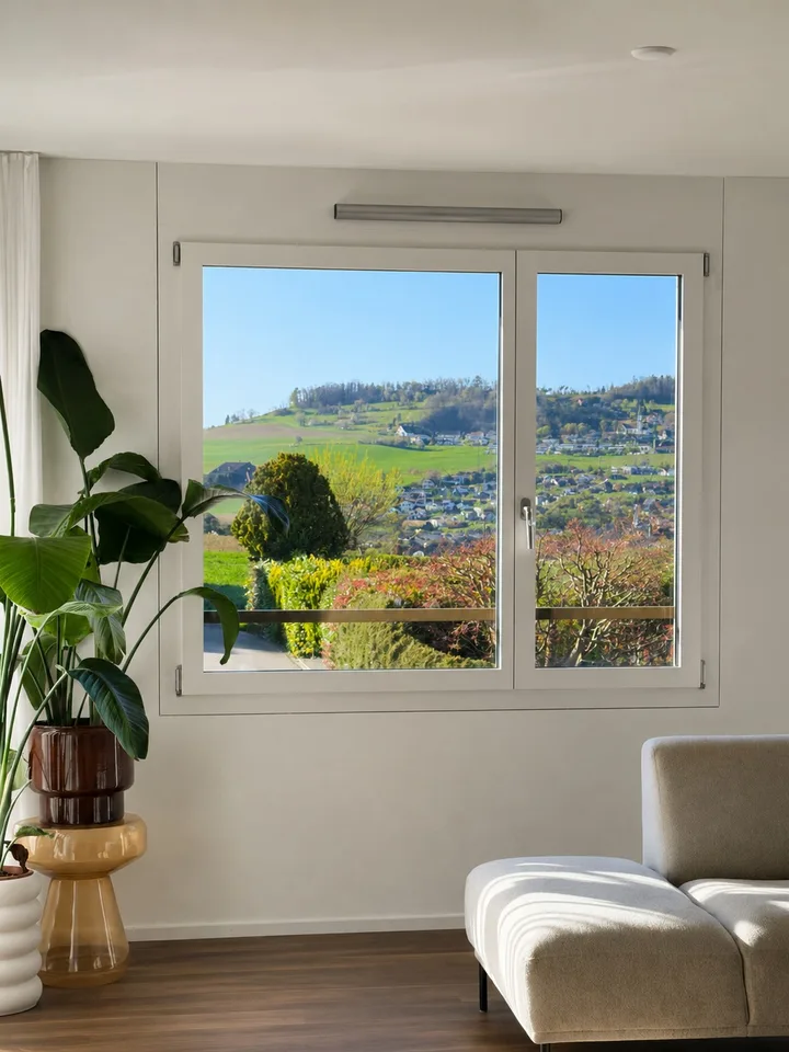 Modern 4.5-Room Apartment with Panoramic Views in Niederweningen