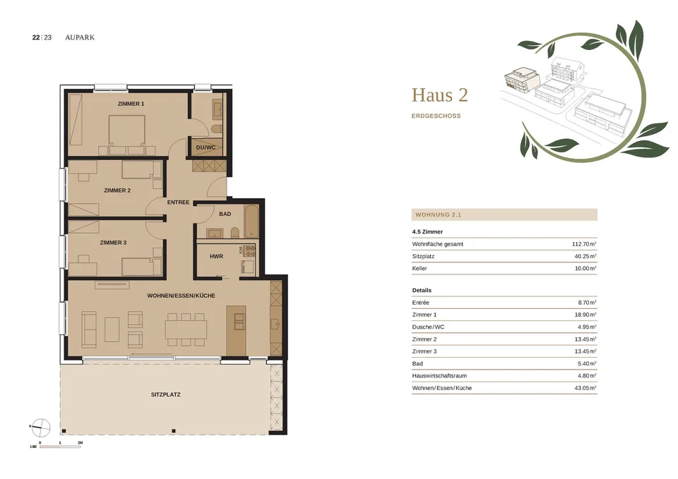4.5-Zimmer Eigentumswohnung - zentral und naturnah