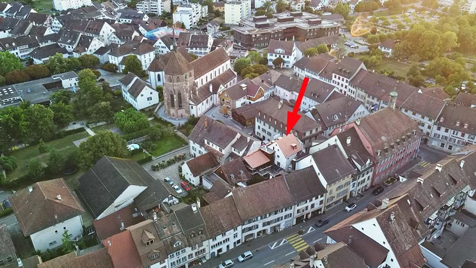 Attika-Wohnung mit Terrasse über den Dächern von Bad Zurzach