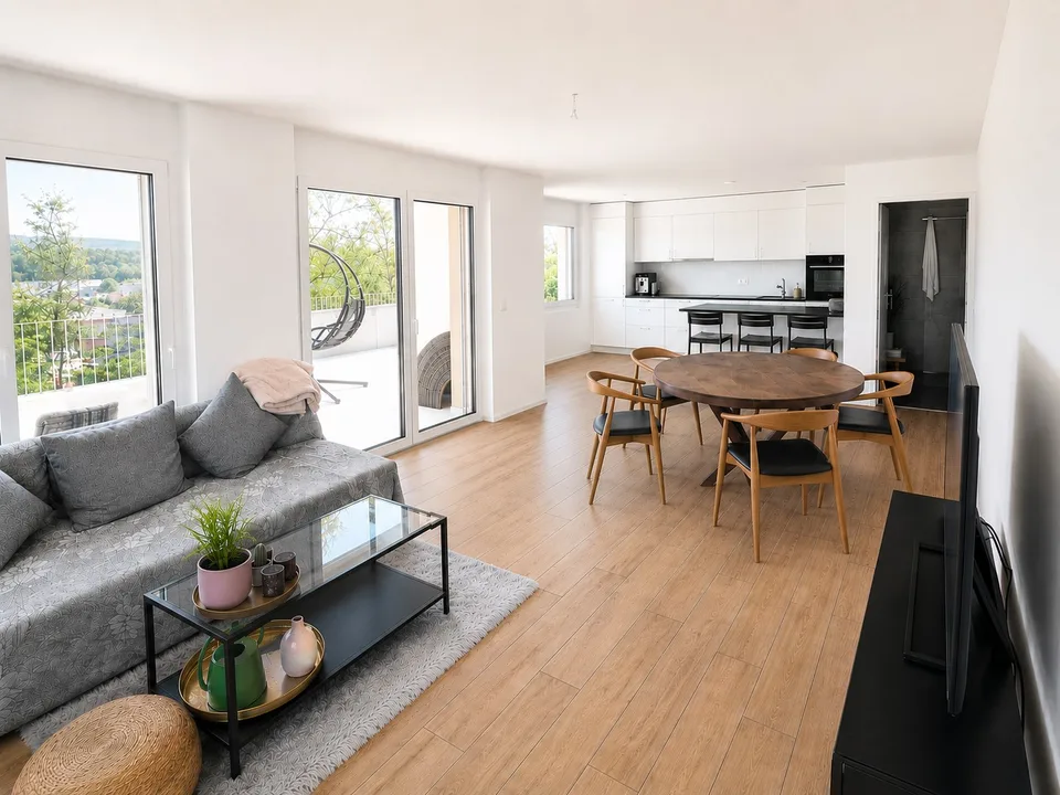 Helle Attika-Wohnung mit riesen Balkon