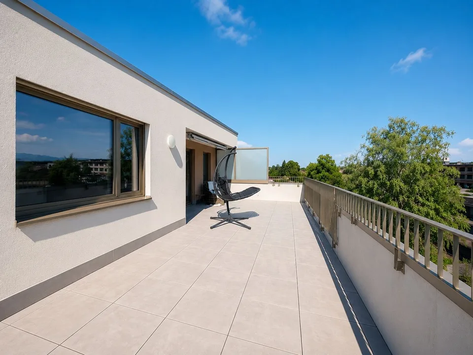 Luxuriöse Neubau-Penthousewohnung mit XXL-Dachterrasse & Lift