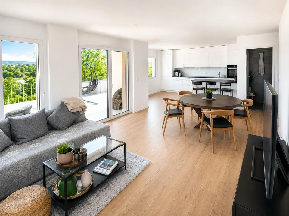 Luxuriöse Neubau-Penthousewohnung mit XXL-Dachterrasse & Lift