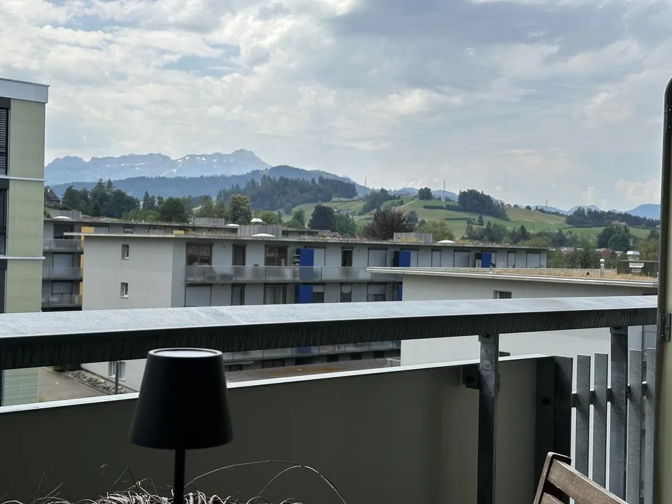 Moderne Minergie-Attikawohnung am Stadtrand von St. Gallen per Mitte August zu vermieten.