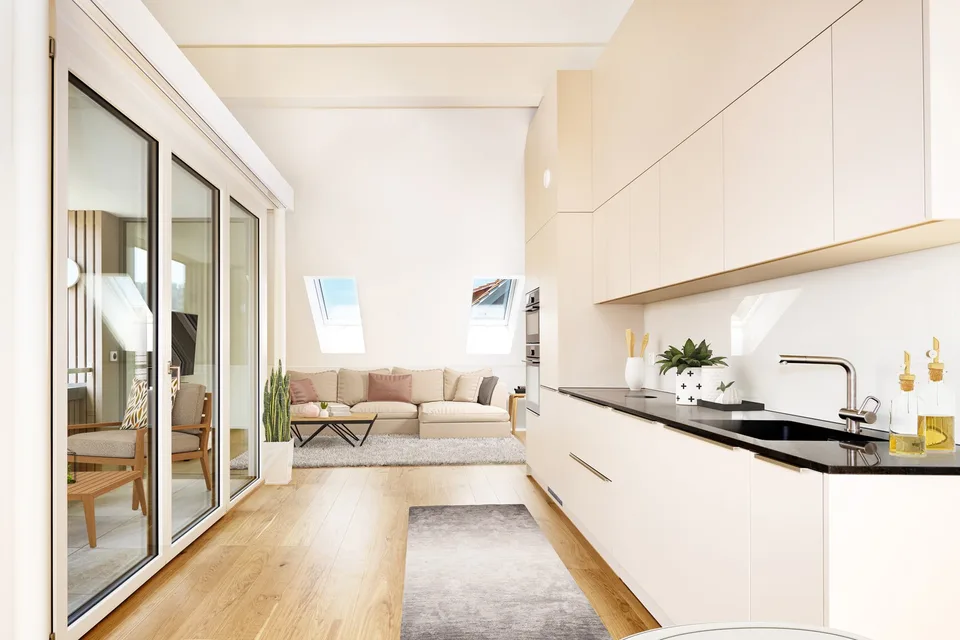 Moderne 3.5 Zimmer Dachwohnung