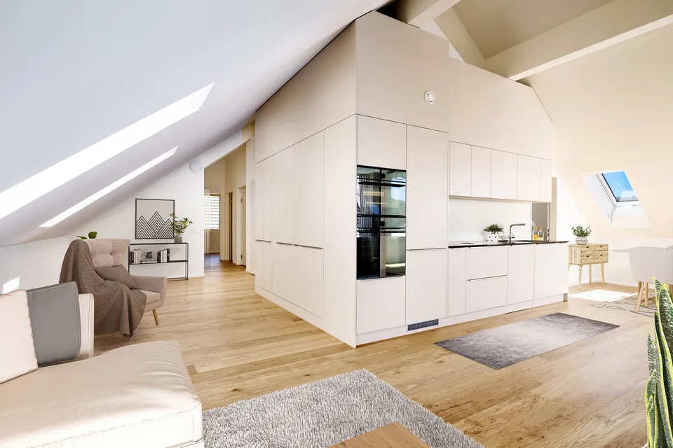 Moderne 3.5 Zimmer Dachwohnung