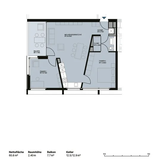 Moderne 3.5-Zimmer-Wohnung im Neubau