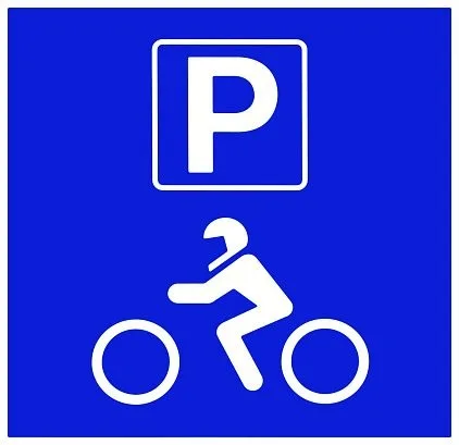 Motorradparkplatz in Seuzach