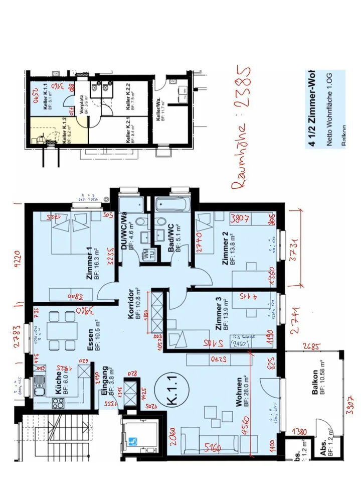 Möbliertes Zimmer plus eigenes Badezimmer